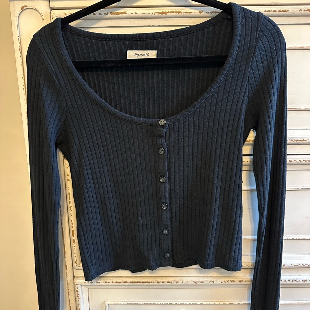 Madewell Women's Ribbed Button-Down Shirt